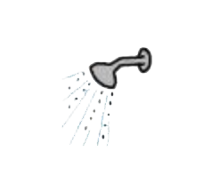 Widjits Shower Symbol